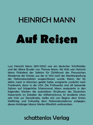cover image of Auf Reisen